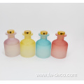 custom min frosted colored glass diffuser bottle